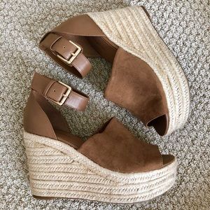 Indigo Rd Suede Espadrille Wedges